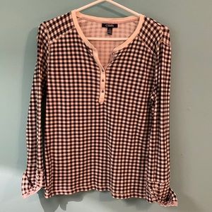 Chaps Black/White Top